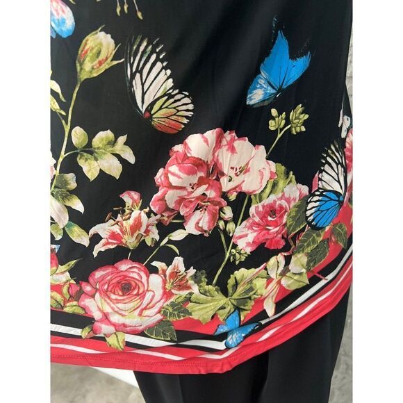 INC International Concepts Floral Halter Top Size M - Picture 6 of 9